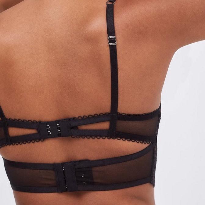 Isabela Bustier-BH aus Spitze - Schwarz