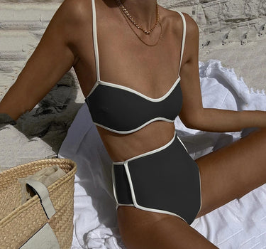 Harper Bikini & High-Waist Bottom Set