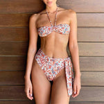Bild in den Galerie-Viewer laden, Felicity Paisley Bandeau-Bikini und Unterteil
